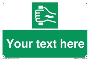 Custom Pull Bar Sign